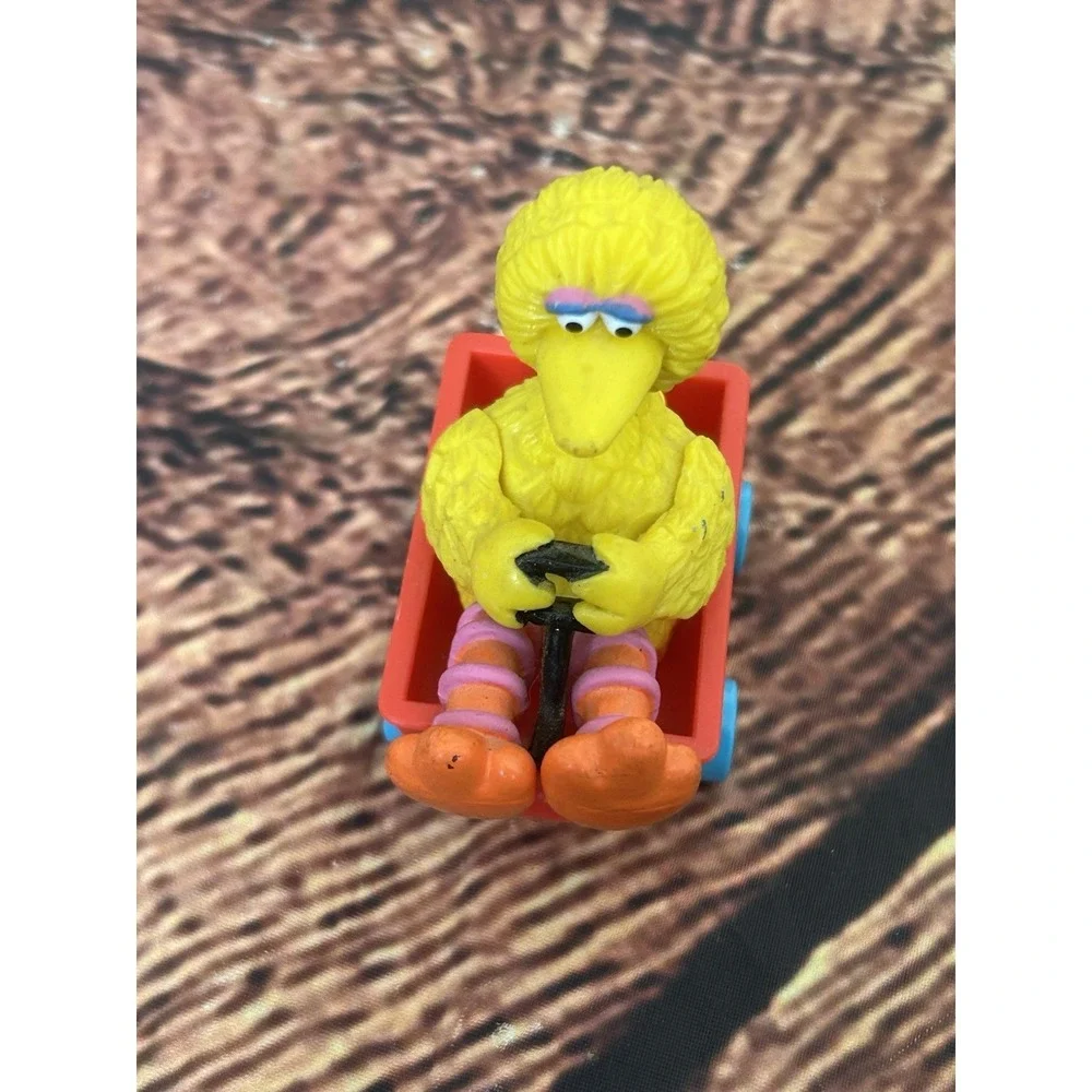 Vintage Sesame Street Big Bird PVC Figure 1980s Toy Applause Tyco Rare